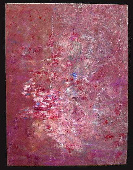 Acrylic Painting on Canvas 'Untitled Mauve' 18" x 24"