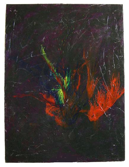 Acrylic Painting on Canvas entitled 'Carnivore' 18" x 24"