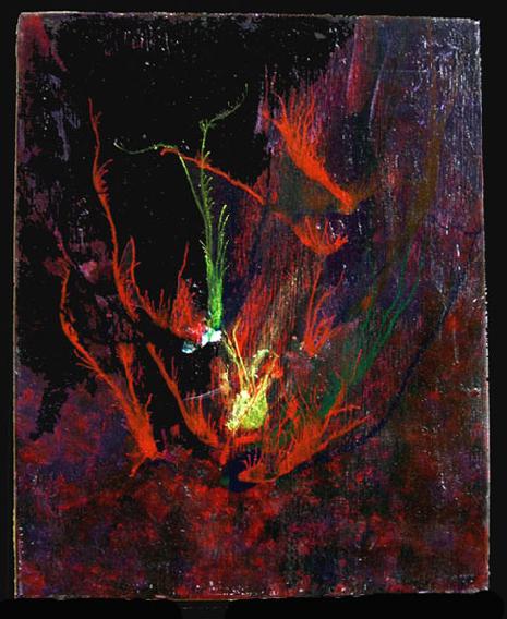 Acrylic Painting on Canvas entitled 'Crawfish Ballet' 16" x 20"